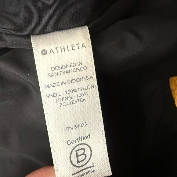 Athleta Black Acadia Jacket Size Small - Picture 8 of 11